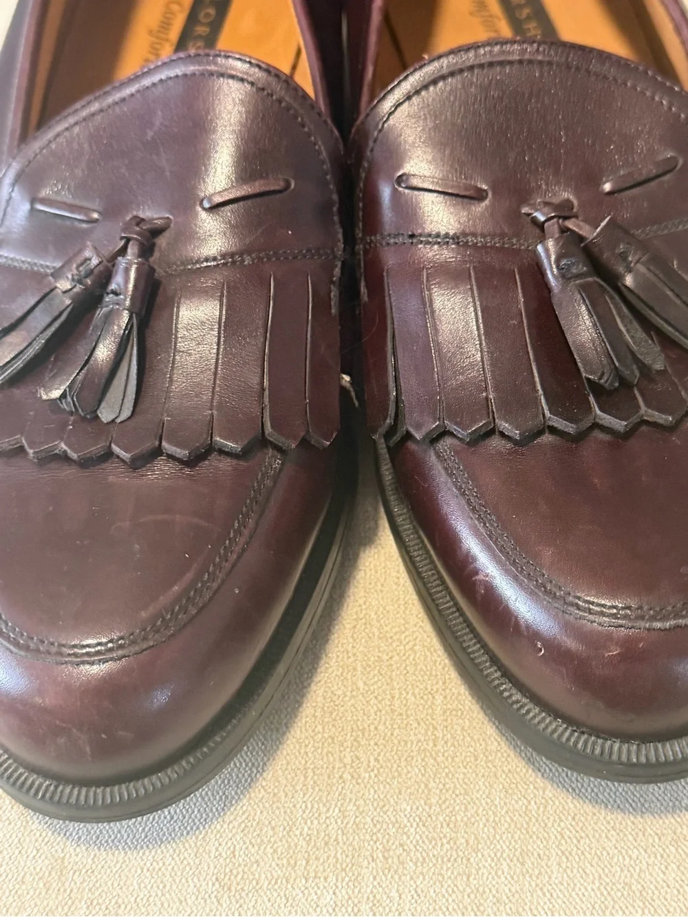 Vintage Florsheim Comfortech Men’s Tassel Kiltie Loafers